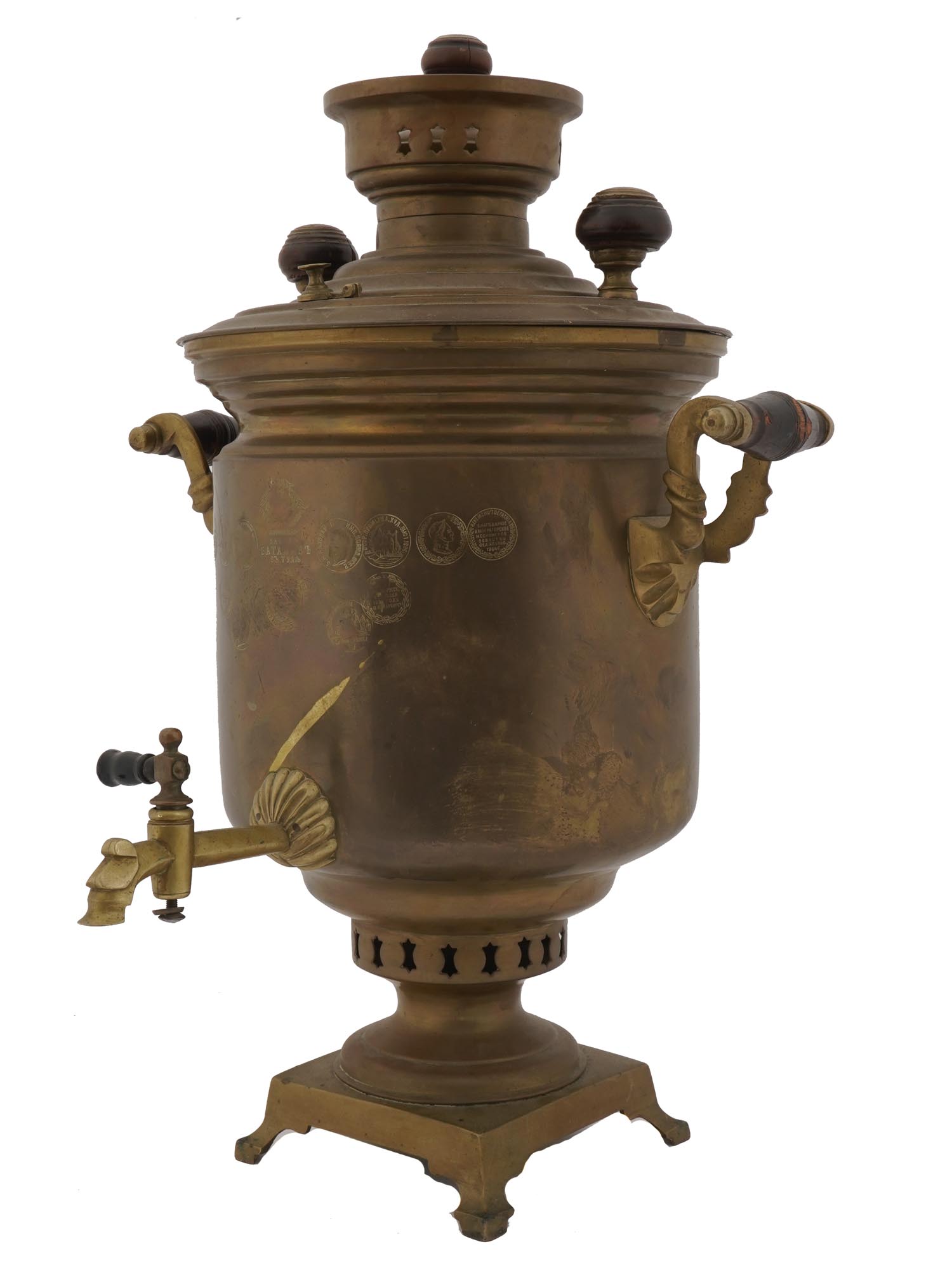 IMPERIAL RUSSIAN SAMOVAR BY VASILY BATASHEV, TULA PIC-1